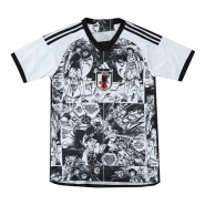 Camiseta Japon Anime 24-25 Tailandia Negro y Blanco