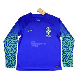 Manga Larga 2a Equipacion Camiseta Brasil 2022