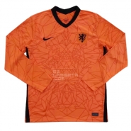 1ª Equipacion Manga Larga Camiseta Paises Bajos 20-21