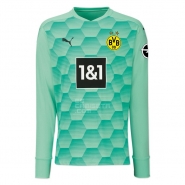 Manga Larga Camiseta Borussia Dortmund Portero 20-21 Verde Manga Larga Camiseta Borussia Dortmund Portero 20-21 Verde