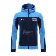Chaqueta con Capucha del Olympique Marsella 20-21 Azul Chaqueta con Capucha del Olympique Marsella 20-21 Azul