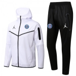 Chandal con Capucha del Paris Saint-Germain 22-23 Blanco Chandal con Capucha del Paris Saint-Germain 22-23 Blanco