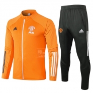 Chandal de Chaqueta del Manchester United Nino 20-21 Naranja Chandal de Chaqueta del Manchester United Nino 20-21 Naranja