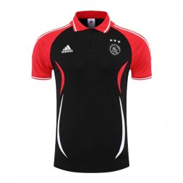Camiseta Polo del Ajax 22-23 Negro y Rojo