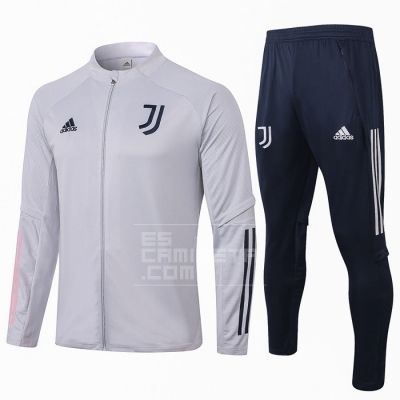 Chandal de Chaqueta del Juventus 20/21 Gris
