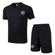 Chandal del Manchester City Manga Corta 25-26 Negro - Pantalon Corto Chandal del Manchester City Manga Corta 25-26 Negro - Pantalon Corto