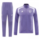 Chandal de Chaqueta del Manchester United 25-26 Purpura Chandal de Chaqueta del Manchester United 25-26 Purpura