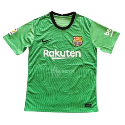 Camiseta Barcelona Portero 20-21 Verde Tailandia