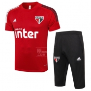 Chandal del Sao Paulo Manga Corta 2020-21 Rojo