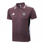 Camiseta Polo del Manchester United 25-26 Marron Camiseta Polo del Manchester United 25-26 Marron