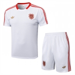Chandal del Bayern Munich 125 Aniversario Manga Corta 25-26 Blanco - Pantalon Corto Chandal del Bayern Munich 125 Aniversario Manga Corta 25-26 Blanco - Pantalon Corto