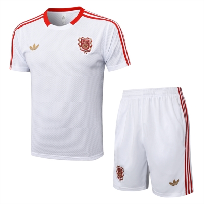 Chandal del Bayern Munich 125 Aniversario Manga Corta 25-26 Blanco - Pantalon Corto