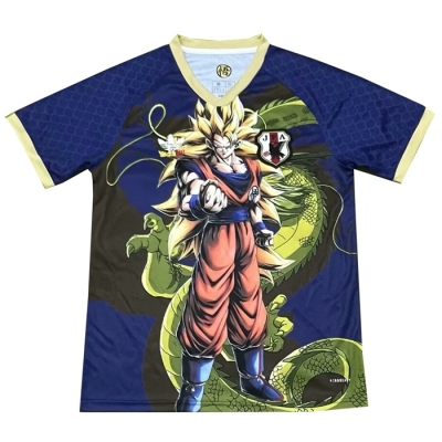 Camiseta Japon Dragon Ball 24-25 Azul Tailandia