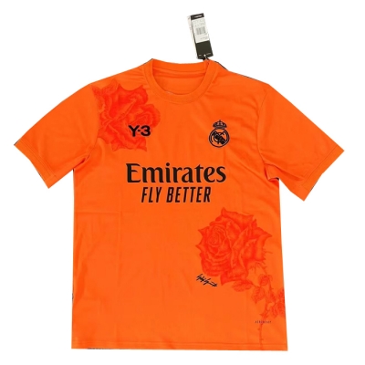 Camiseta Real Madrid Y-3 2024 Tailandia Naranja