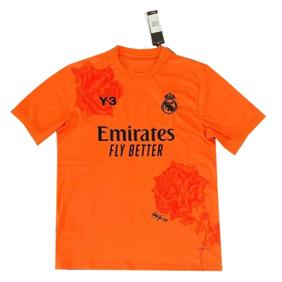 Camiseta Real Madrid Y-3 2024 Tailandia Naranja