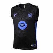 Camiseta de Entrenamiento Barcelona Sin Mangas 25-26 Negro Azul