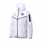 Chaqueta con Capucha del Paris Saint-Germain 22-23 Blanco Chaqueta con Capucha del Paris Saint-Germain 22-23 Blanco