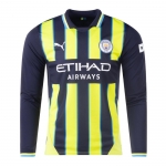 Manga Larga 2ª Equipacion Camiseta Manchester City 24-25 Manga Larga 2ª Equipacion Camiseta Manchester City 24-25