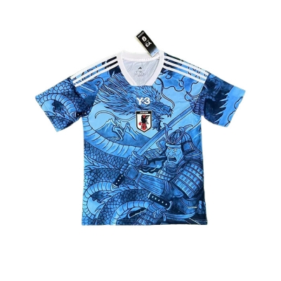 Camiseta Japon Y-3 Anime 25-26 Tailandia Azul