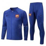 Chandal de Chaqueta del Barcelona 2022-23 Azul