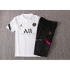 Chandal del Paris Saint-Germain Jordan Manga Corta 2020-21 Blanco