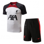 Chandal del Liverpool Manga Corta 2022-23 Blanco - Pantalon Corto