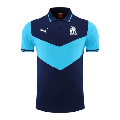 Camiseta Polo del Olympique Marsella 2022-23 Azul Marino