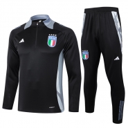 Chandal de Sudadera del Italia 24-25 Negro Chandal de Sudadera del Italia 24-25 Negro