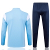 Chandal de Sudadera del Manchester City 23-24 Azul Claro