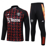 Chandal de Sudadera del Manchester United 24-25 Rojo Chandal de Sudadera del Manchester United 24-25 Rojo