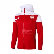 Chaqueta con Capucha del Arsenal 20-21 Rojo Chaqueta con Capucha del Arsenal 20-21 Rojo