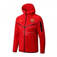 Chaqueta con Capucha del Barcelona 22-23 Rojo Chaqueta con Capucha del Barcelona 22-23 Rojo