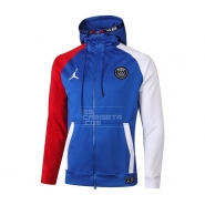 Chaqueta con Capucha del Paris Saint-Germain 20-21 Azul Chaqueta con Capucha del Paris Saint-Germain 20-21 Azul
