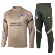 Chandal de Sudadera del Atletico Madrid 20-21 Caqui