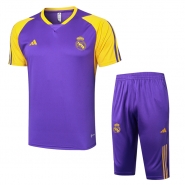 Chandal del Real Madrid Manga Corta 24-25 Purpura - Pantalon Corto Chandal del Real Madrid Manga Corta 24-25 Purpura - Pantalon Corto