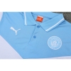 Camiseta Polo del Manchester City 22-23 Azul y Blanco