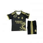 Camiseta Real Madrid Dragon Nino 2025 Negro Camiseta Real Madrid Dragon Nino 2025 Negro