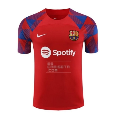 Camiseta de Entrenamiento Barcelona 23-24 Rojo