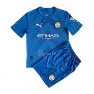 Camiseta Manchester City Portero Nino 22-23 Azul Camiseta Manchester City Portero Nino 22-23 Azul