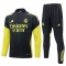 Chandal de Sudadera del Real Madrid 25-26 Negro Amarillo