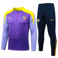 Chandal de Sudadera del Atletico Madrid Nino 25-26 Purpura Chandal de Sudadera del Atletico Madrid Nino 25-26 Purpura