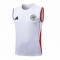 Camiseta de Entrenamiento Ajax Sin Mangas 25-26 Blanco Camiseta de Entrenamiento Ajax Sin Mangas 25-26 Blanco