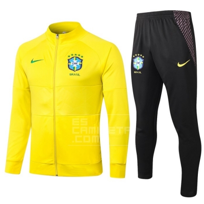 Chandal de Chaqueta del Brasil 20/21 Amarillo