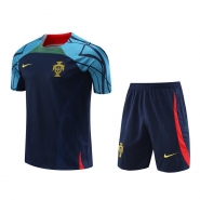 Chandal del Portugal Manga Corta 22-23 Azul - Pantalon Corto