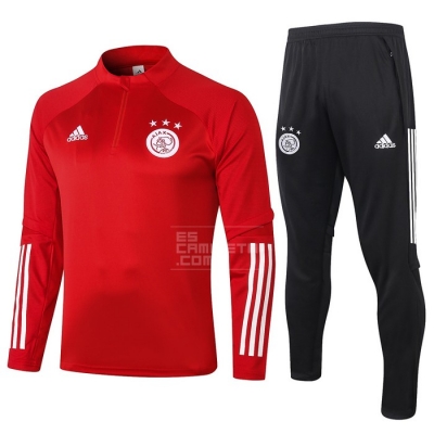 Chandal de Sudadera del Ajax 20-21 Rojo