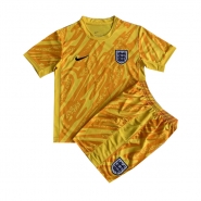 Camiseta Inglaterra Portero Nino 2024 Amarillo Camiseta Inglaterra Portero Nino 2024 Amarillo