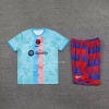Chandal del Barcelona Manga Corta 2023-24 Azul - Pantalon Corto