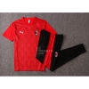 Chandal del AC Milan Manga Corta 20-21 Rojo