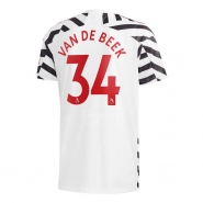 3ª Equipacion Camiseta Manchester United Jugador Van De Beek 20-21 3ª Equipacion Camiseta Manchester United Jugador Van De Beek 20-21