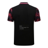 Camiseta Polo del Manchester United 22-23 Negro y Rojo
